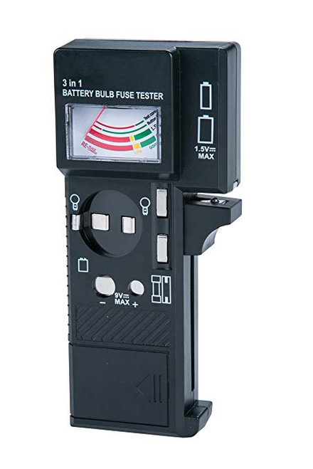 Tester for Batteries, Bulbs & Fuses