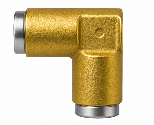Brass Push-Fit Elbow ( Pack of 2 )