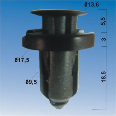 Trim Clips - Push Rivets Toyota/Nissan/Subaru (Pack of 10)