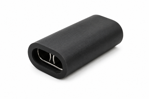 Double Bullet Connector Black (Pack of 100)