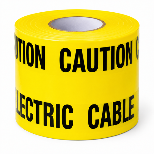Caution Electric Cable Below Tape