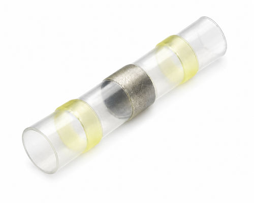 Yellow Heat Shrink Solder Butt Connectors (12-10 gauge) (Pack of 25)