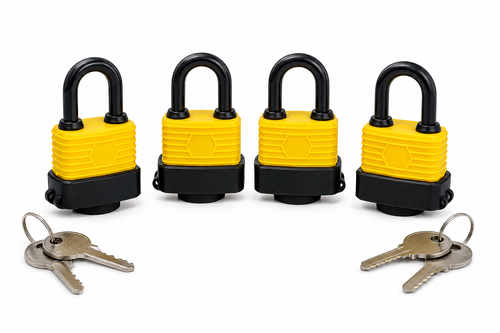 Keyed Alike (4 x 40mm security padlocks) - 8 keys (Pack of 1)