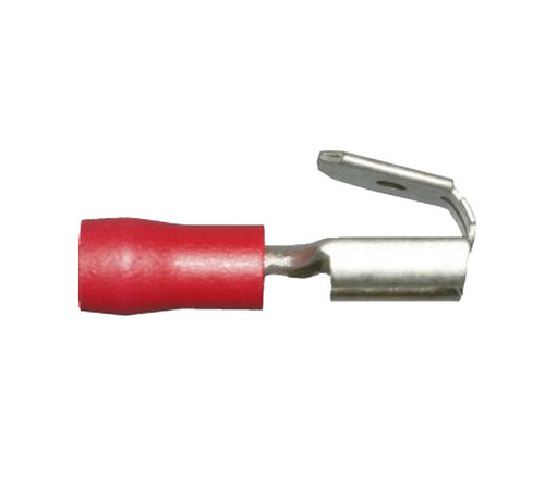 Red Piggy-back 6.3mm terminals Pack of 100 LONG