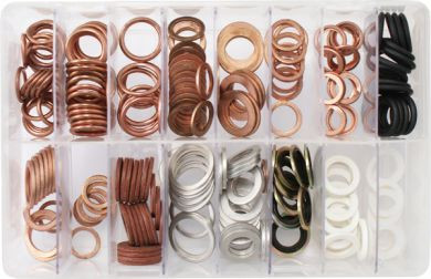 Assorted Sump Washers (220 Pieces)