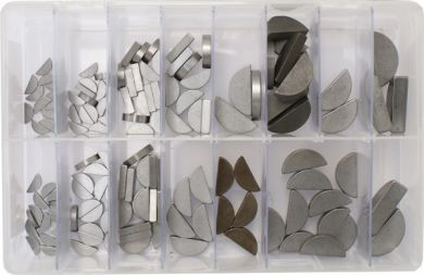 Assorted Woodruff Keys Imperial (140 Pieces)