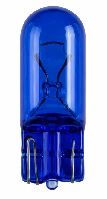 EB501B Bulbs Capless 12v-5w W2.1x9.5D BLUE (Pack of 10)