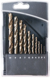 ( 10 Piece ) Metric Drill Set (cobalt)