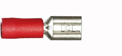 Red Female Spade Connector Terminals (Pack of 100)