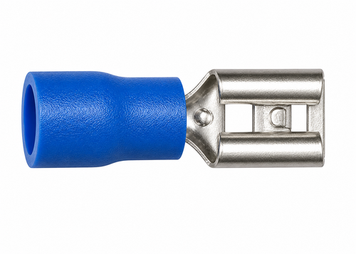 Blue Female Spade Terminals (Pack of 100)