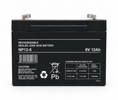 S.L.A. Battery 6v-12Ah