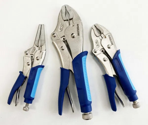 Self-Locking Soft-Grip Plier Set 3pce