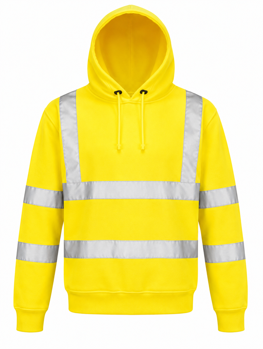 Hi-Vis Hoodie Yellow (Pack of 1)