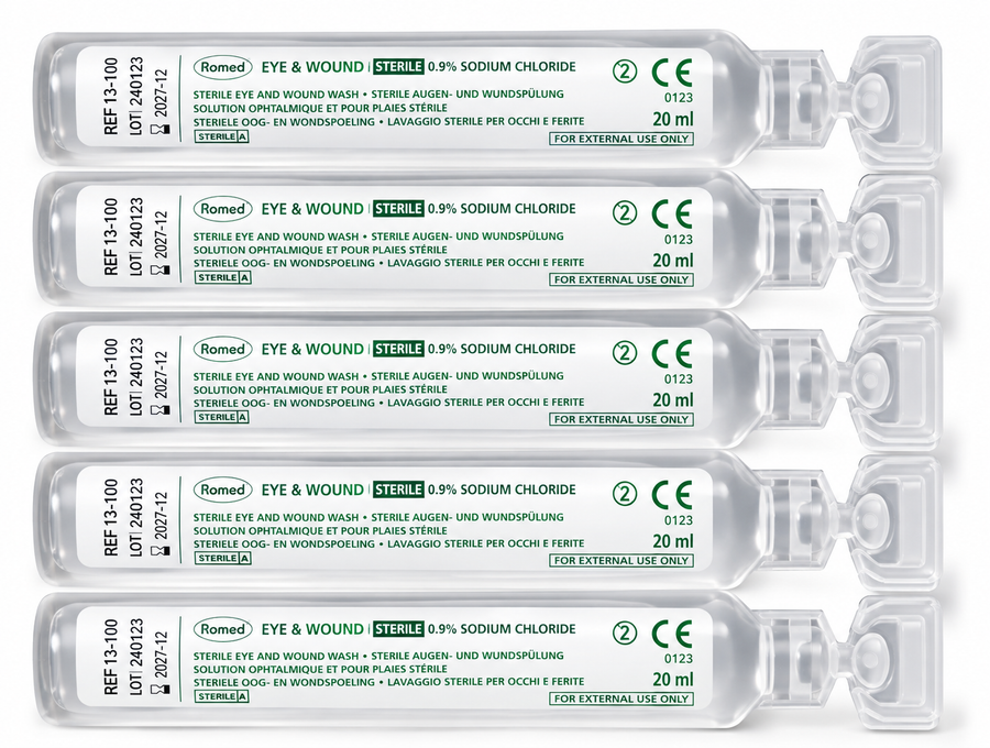 Box of Eye-wash (20ml) Pack of 25 refills