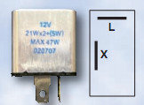 Flasher Unit (12v) - 2 Pin Thermal (94 w) (Pack of 1)