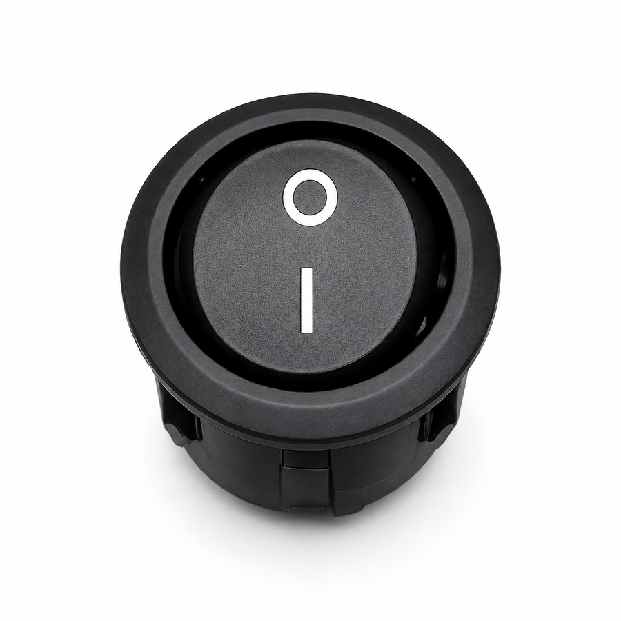 On/Off Round Rocker Switch