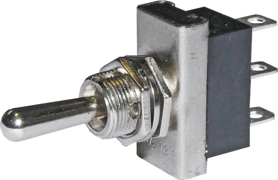Heavy Duty Flash/Off/Flash Metal Toggle Switch