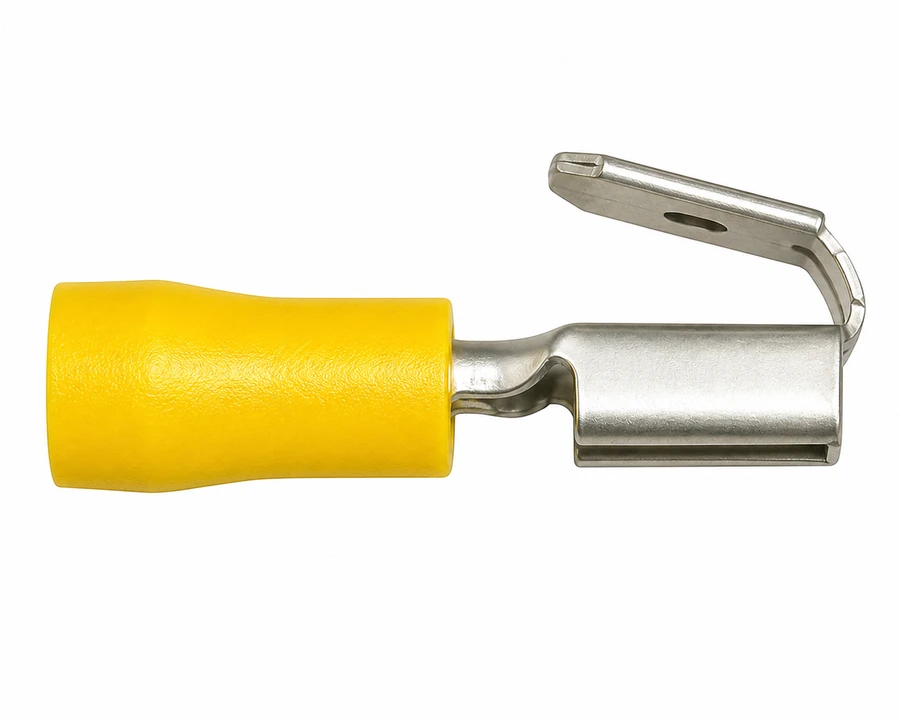 Yellow Piggy back crimps terminals (Pack of 100)