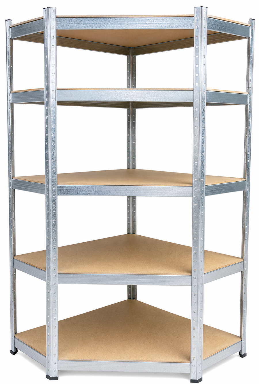 Corner Shelving Bay (5 shelves)