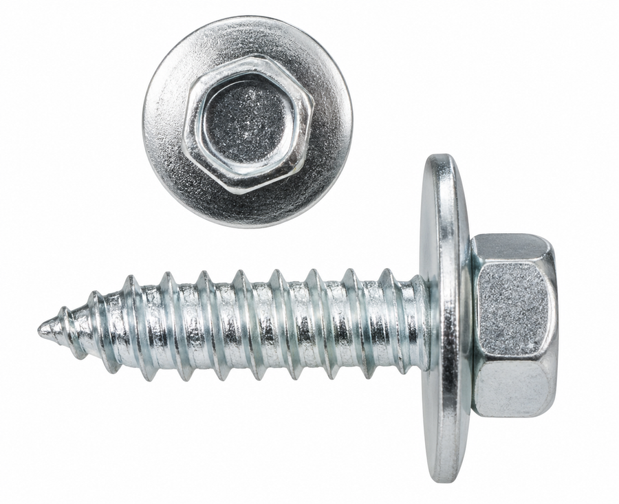 Hex Head ACME Self Tapping Screws (Pack of 100)