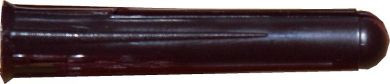Brown Plastic Masonry Wall Plugs (7/39mm) (Pack of 100)
