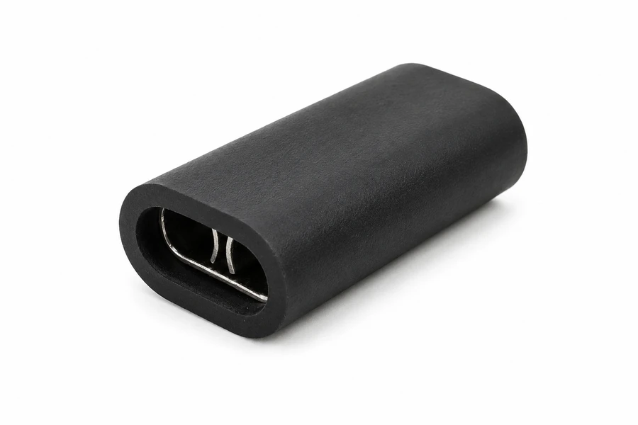 Double Bullet Connector Black (Pack of 100)