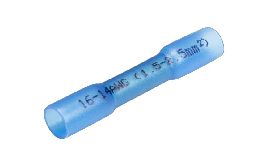 Heatshrink Butt Connector - Blue (Pack of 25)