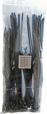 Assorted Black Cable Ties (Pack of 200)