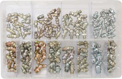 Assorted Grease Nipples (130 Pieces)