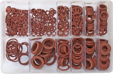Assorted Fibre Washers Metric (600 Pieces )