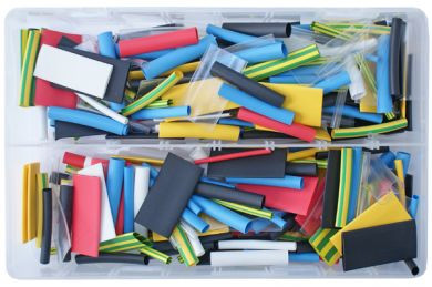 Assorted Box of 2:1 Coloured Heatshrink Mix (300 Pieces)