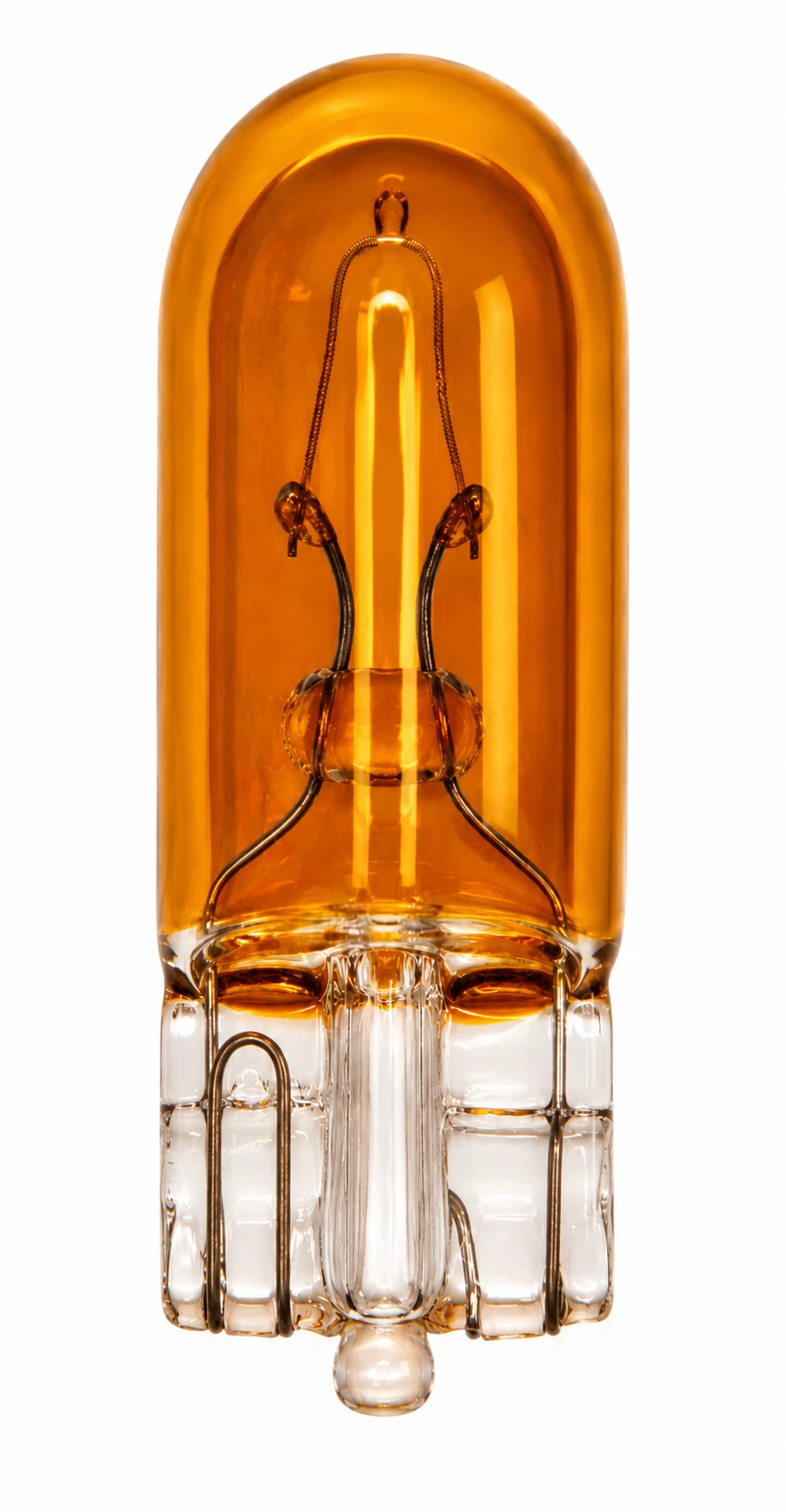 EB501A Bulbs Capless 12v-5w W2.1x9.5D AMBER (Pack of 10)