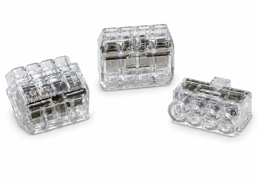 4 Hole HelaCon Plus Mini Connectors (Pack 100)