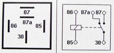 Relay 5-pin 12v 30A Changeover (  Pack of 1 )
