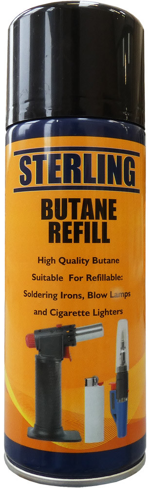 Sterling Butane Gas (400ml) Suit soldering iron ( Pack of 1 )