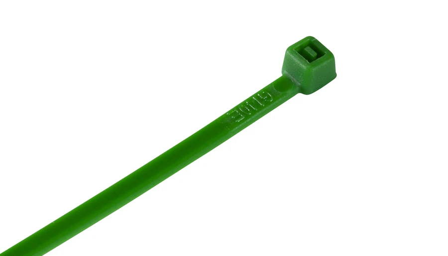 Green Nylon Cable Ties (Pack of 100)