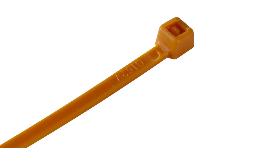 Orange Nylon Cable Ties (Pack of 100)
