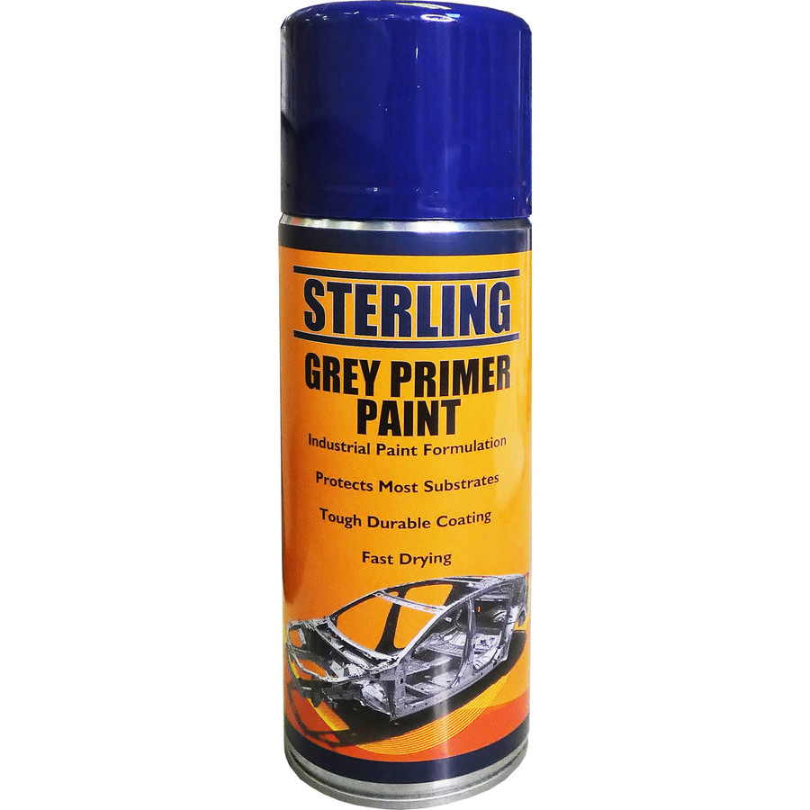 Sterling Grey Primer Spray Paint Aerosol/Spray (400ml)( Pack of 1 )
