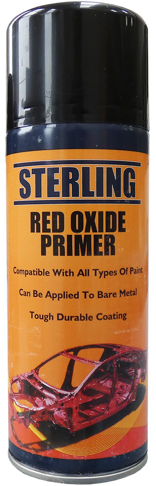 Sterling Paint - Red Oxide Aerosol Spray (400ml) (Pack of 1)