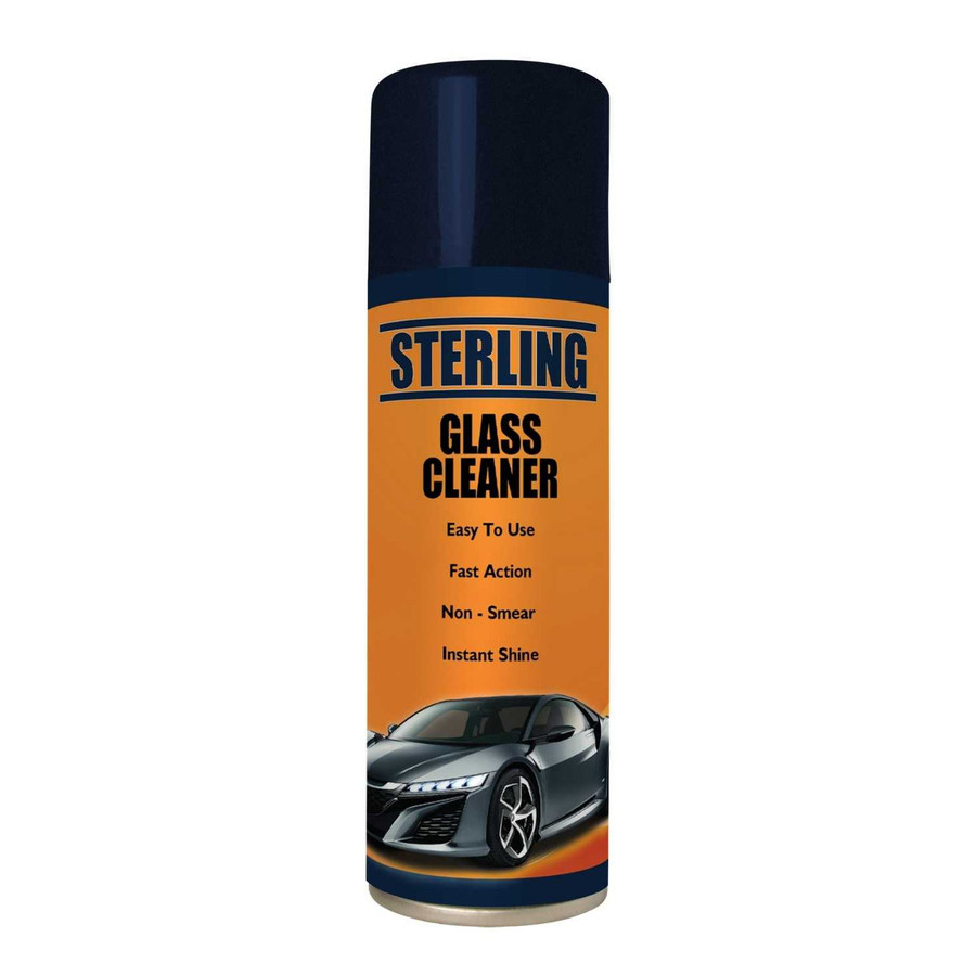 Sterling Glass Cleaner Aerosol Spray (400ml) (Pack of 1)