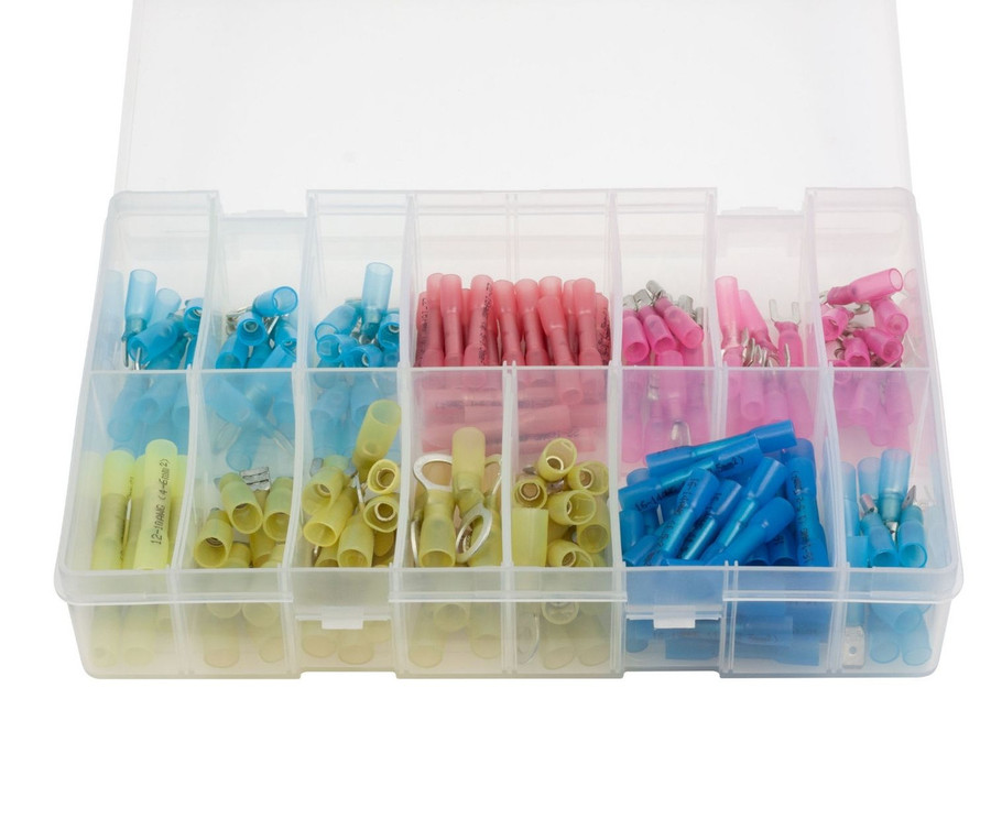Assorted Heatshrink Terminals (180 Pieces)