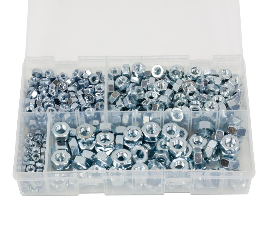 Assorted Steel Nuts UNC (525 Pieces )