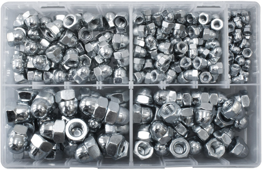 Dome Nuts (Steel) (250 Pieces)