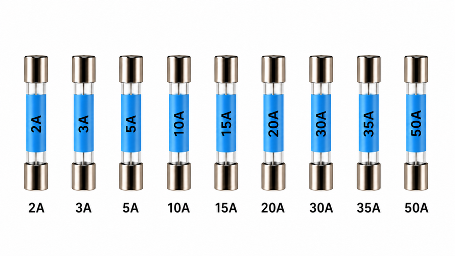 Auto Glass Fuse (30mm) (Pack of 25)
