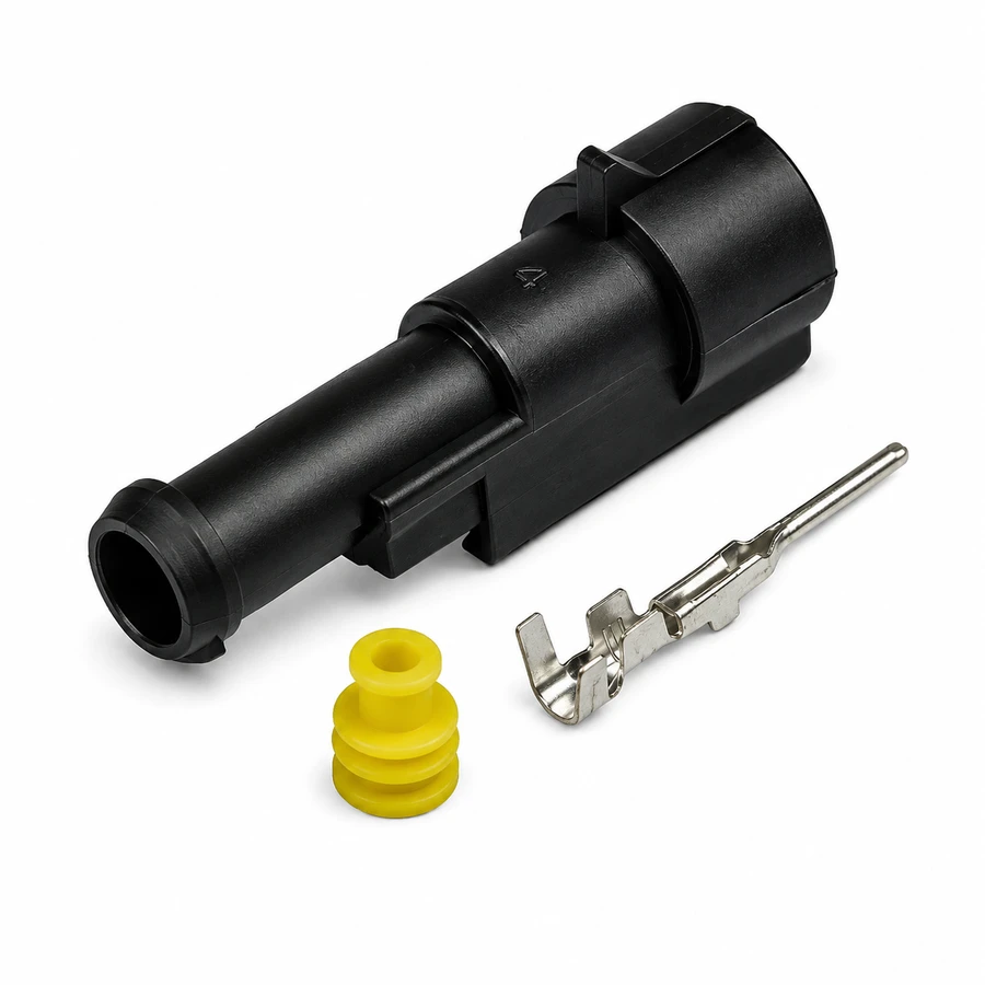 1 Way, Male SuperSeal Connectors  (Pack of 1)