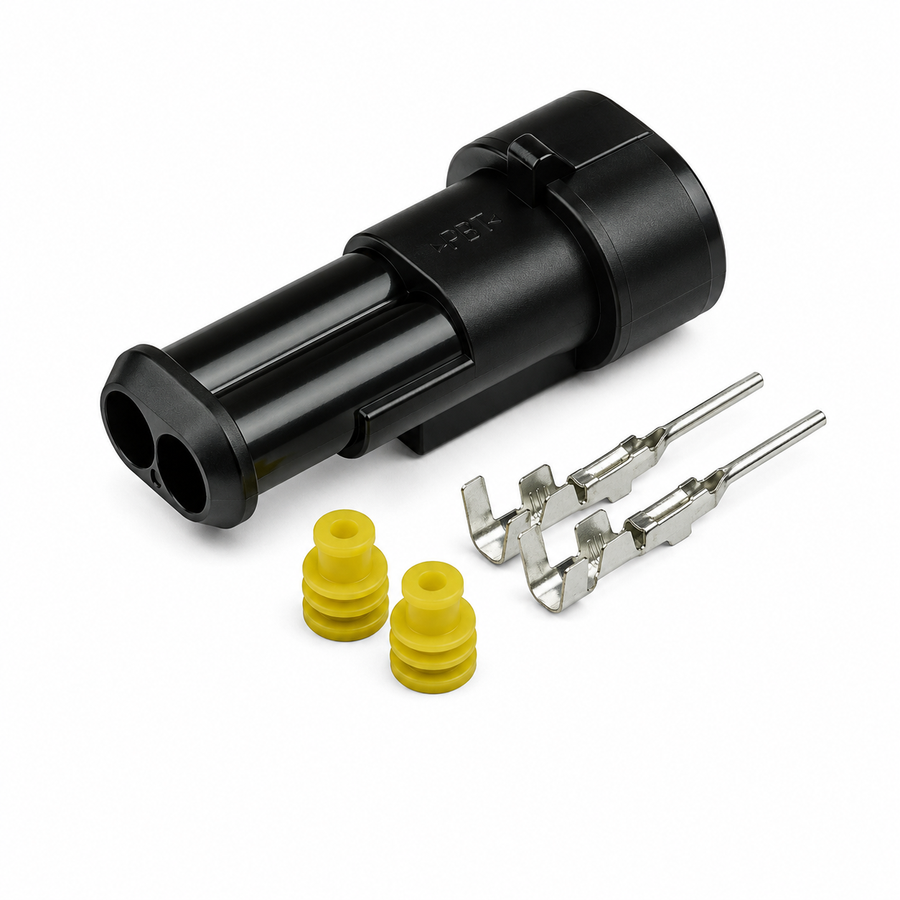 2 Way, Male SuperSeal Connectors  (Pack of 1)