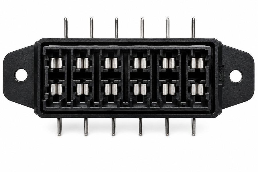 Blade Fuse Box (6 way) Side Entry (Pack of 1)