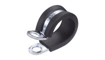 Rubber Lined P Clips