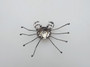 Adorable Vintage Rhinestone Spider Pin Elegant Legs Looks Like A Crab