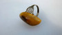 Arts & Crafts Russian Natural Baltic Amber Ring Antique Silver Sterling 875